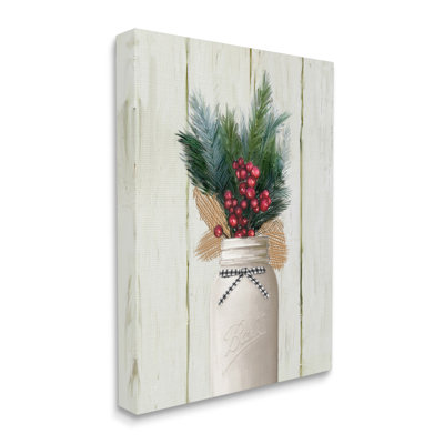 « Country Holiday jar Pine Needles » par Ziwei Li-impression d’art graphique