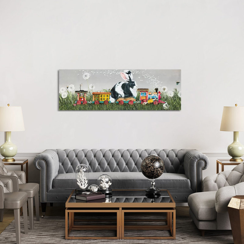 Reproduction d’art sur toile, "joyrider" par Maggie vandewalle, Toile tendue, H 20 po x l 60 po x P 1,5 po
