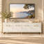 Palm Gate Media Cabinet - Cloud White