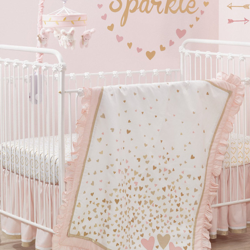 Drap-housse pour lit de bébé Confetti