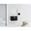 Meuble-lavabo de salle de bain avec lavabo en céramique et unité latérale - armoire de rangement moderne 28 po châtaignier noir-506073615
