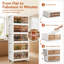 Stackable Storage Containers Box with Wheels