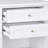 Warm Shaker Solid Wood 24 inch Wide Transitional Nightstand in White