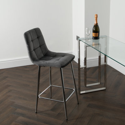 Olsburg Upholstered Counter Stool with Metal Frame