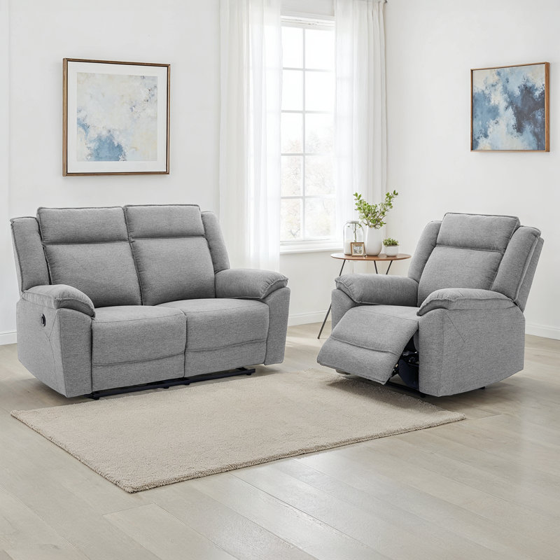 Beola Living Room Set, Grey