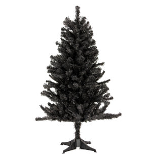 Arbre de Noël noir 4 po