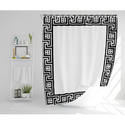 Norval Polyester Shower Curtain Set