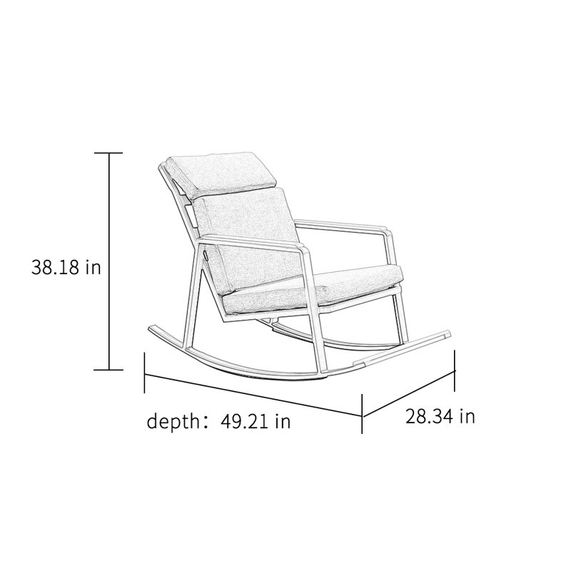 Chaise berçante Home Leisure