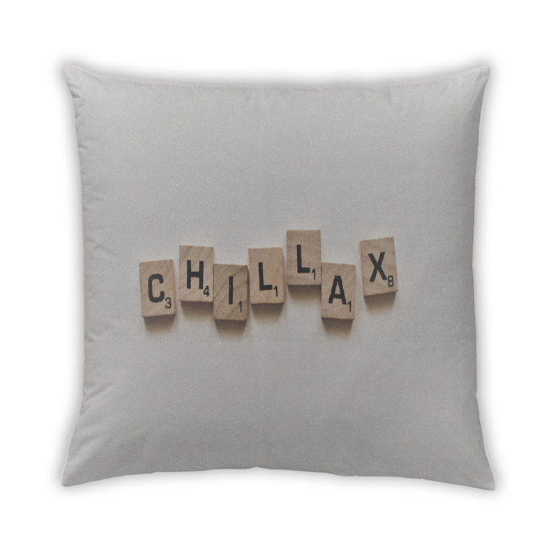 Coussin décoratif Quotes 2, Microsuède