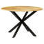 Vinci Mango Round Wood Top Dining Table-1028264997