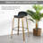 Bastiana Counter Stool with Iron Frame-771653968
