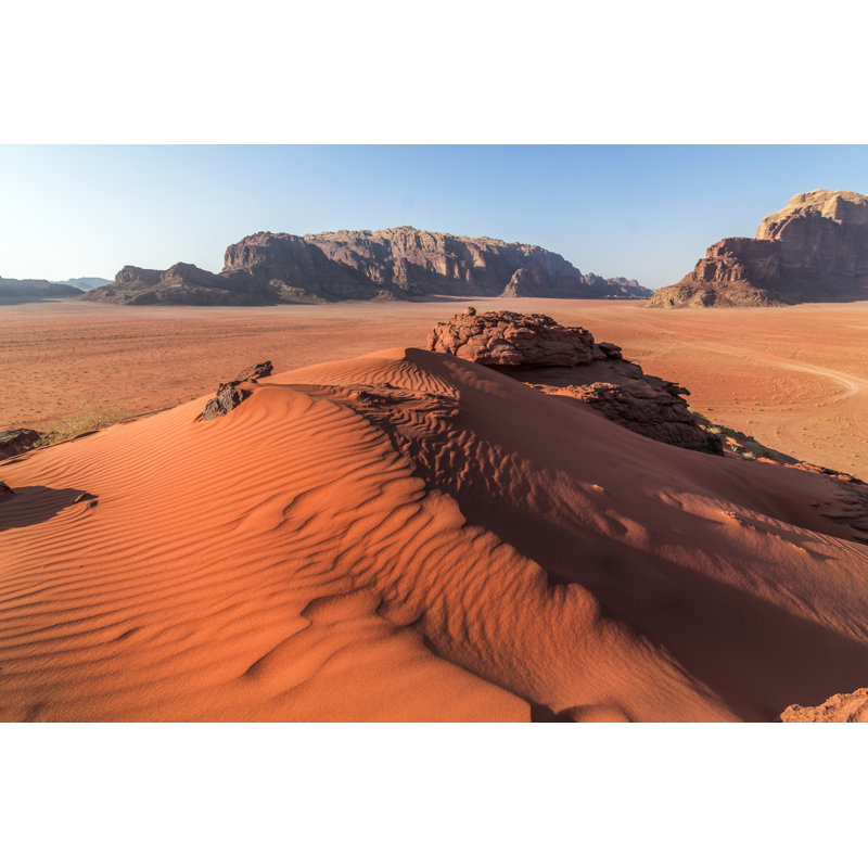 Sand In Wadi Rum by Chrisinthai - Wrapped Canvas Print, 30cm H x 46cm W