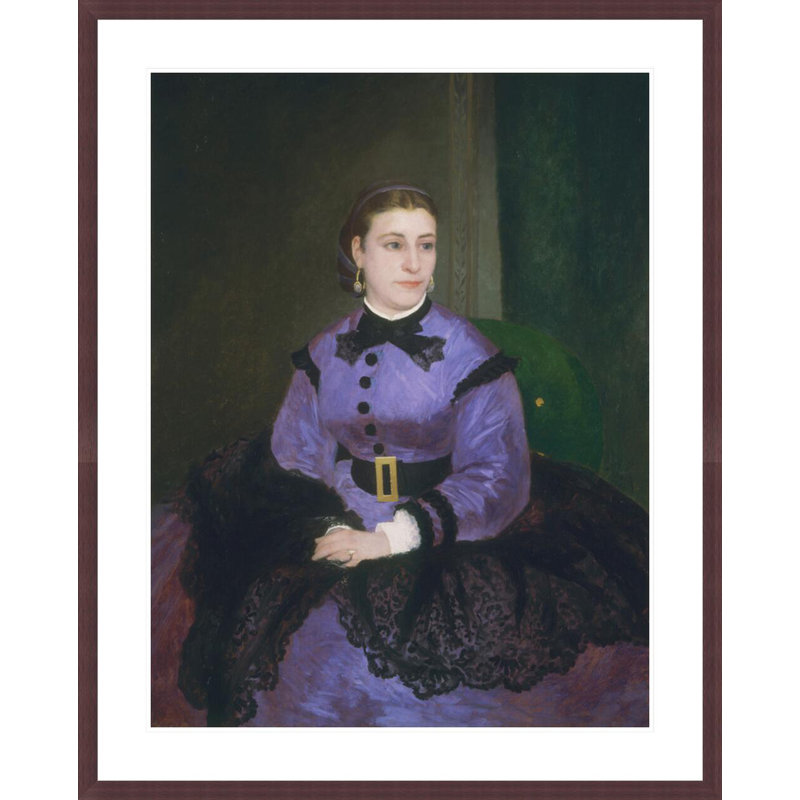 Mademoiselle Sicot par Pierre-Auguste Renoir, impression giclée sur cadre, 41.5" H x 33.39" W