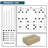 Pre-Cut Wall Molding Kit - 6-Frame PS Wainscoting Panel Set for Accent Walls, DIY Wall Decor Panel Ready for Assemble in Living Room, Bedroom, or Dining Room