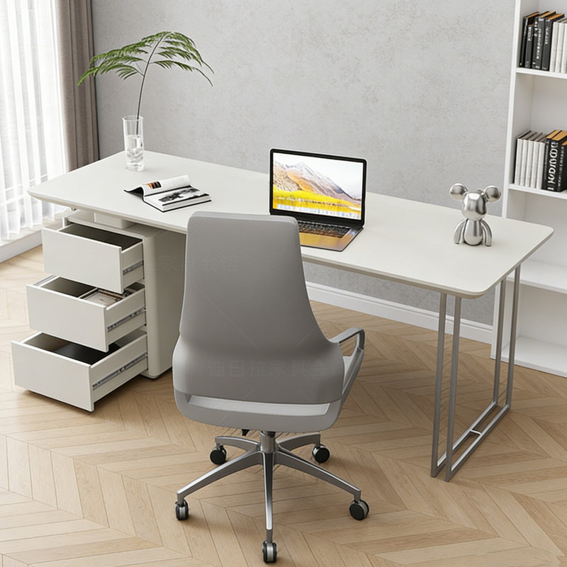 Bureau italien moderne, H 29,53 po x l 62,99 po x P 27,56 po