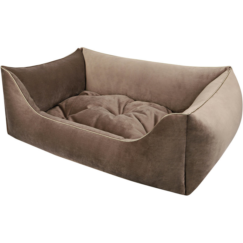 Magig Orthopedic Polyester Pet Bed, Small (70cm W x 50cm D x 25cm H), Taupe