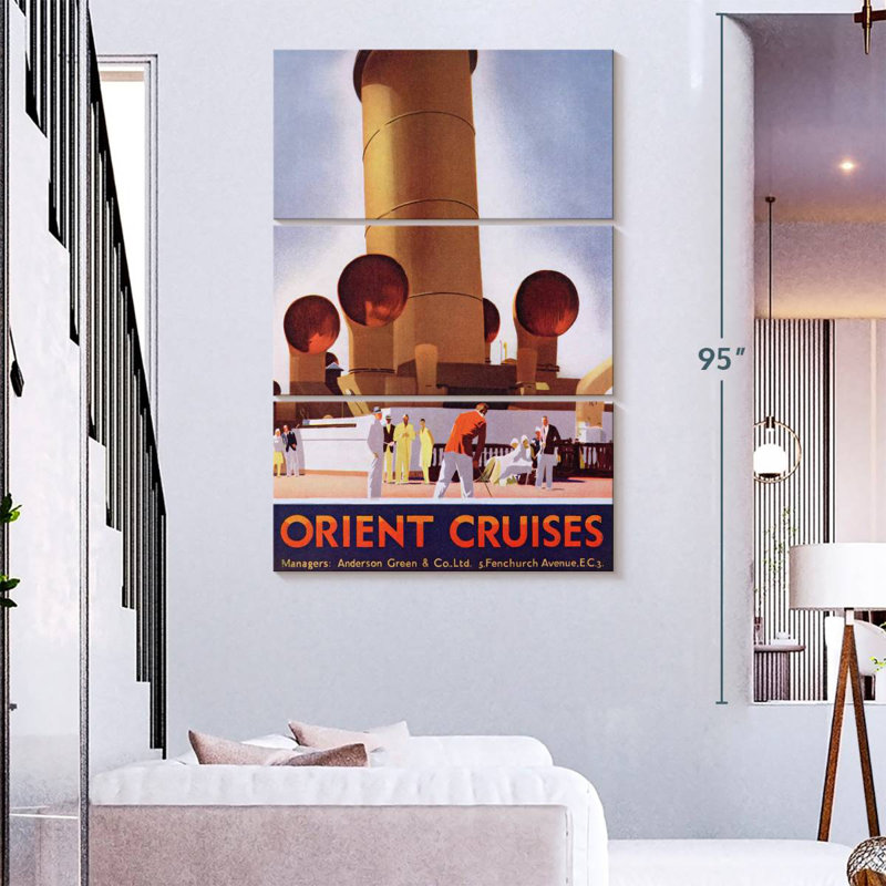 Mehar Orient Cruises, 74" H x 48" W