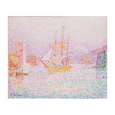 Le port à Marseille par Paul Signac - Impression Giclée
