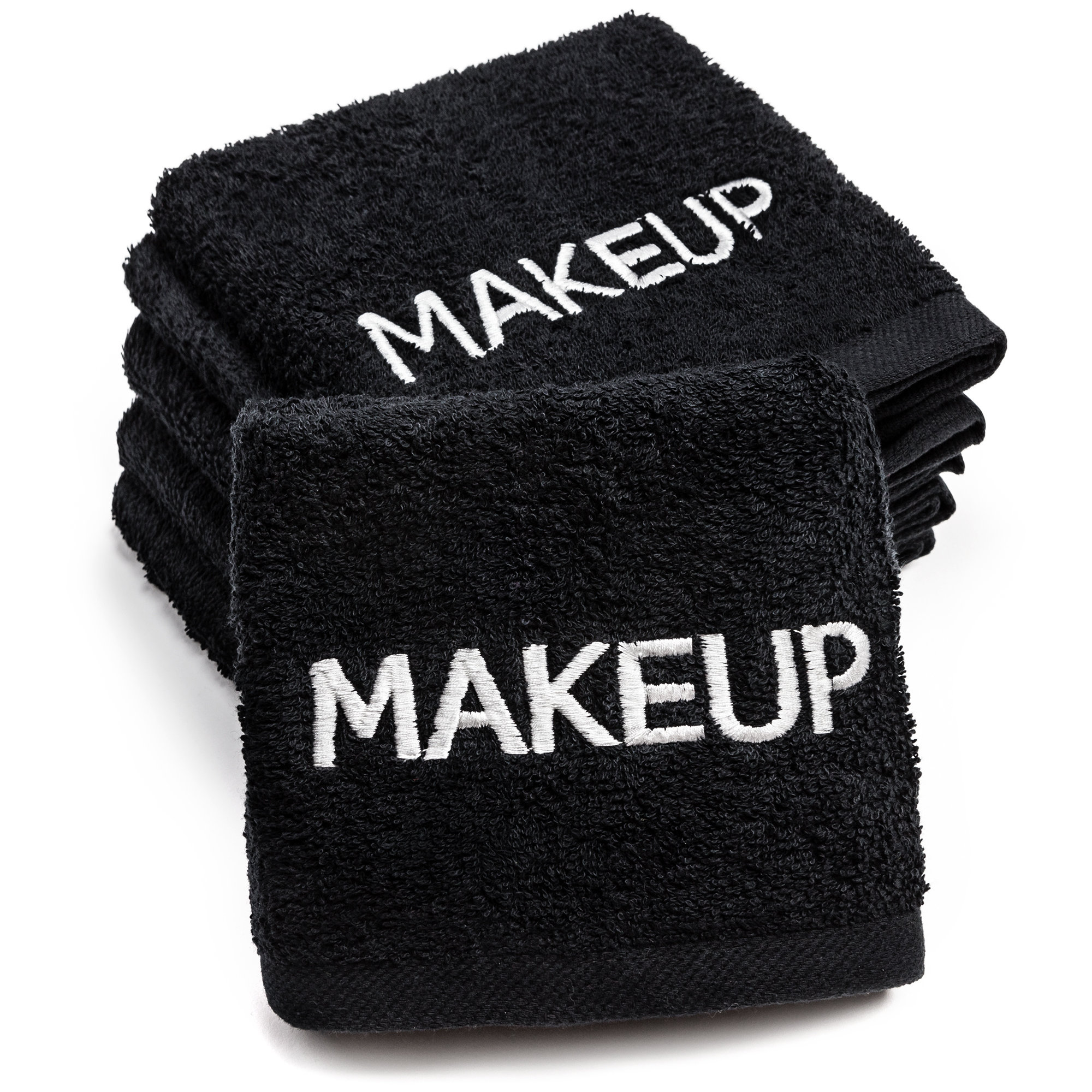 Latitude Run® Corcino Premium Black Makeup Remover Towels | 100% Cotton,  Washcloths Set \u0026 Reviews | Wayfair, image size:2000x2000