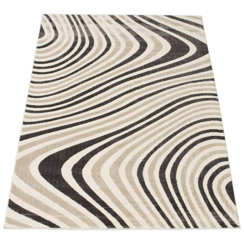 Cobb Abstract Indoor Rug, Rectangle 5'3" x 7'7"