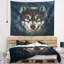 Sourire tapisserie de loup Animal-28484703