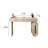 Modern Simple Dressing Table, Sintered Stone Surface Makeup Vanity with Storage Drawers-1256218162