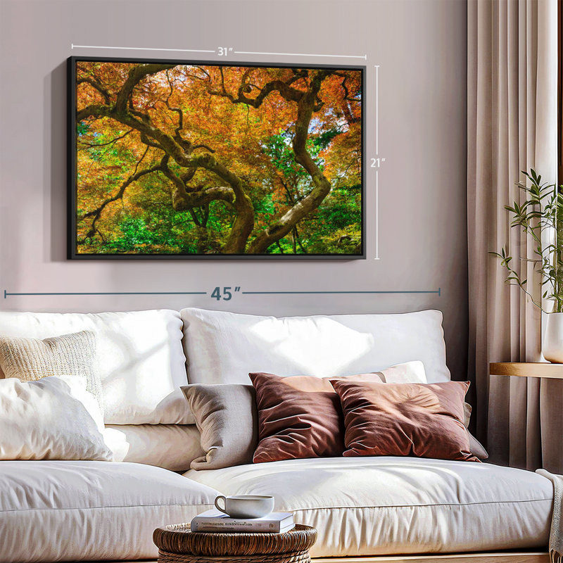 Mossy Maple Tree Canvas Print, 21" H x 31" W