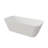 67 Inch Freestanding Solid Surface Soaking Tub - Deep Soak, Matte Finish, Slip , Advanced Insulation, Stone Resin, Seamless One Piece, Skin , Single Artificial White , Cover