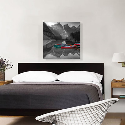 " Kayaks Boat On The Lake "