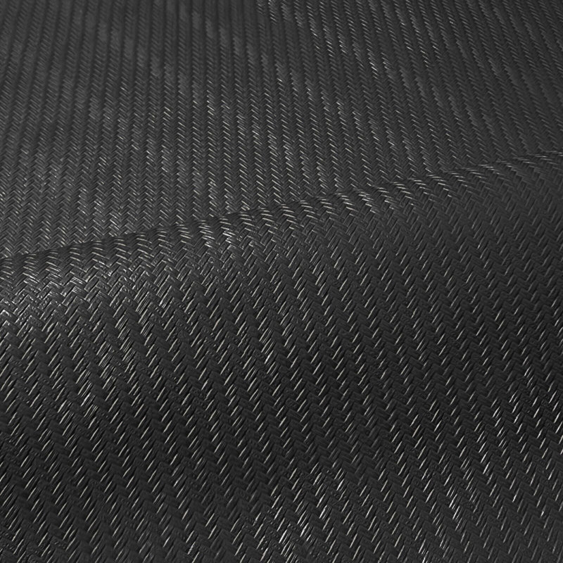 Papier peint texturé noir imitation panier croisé