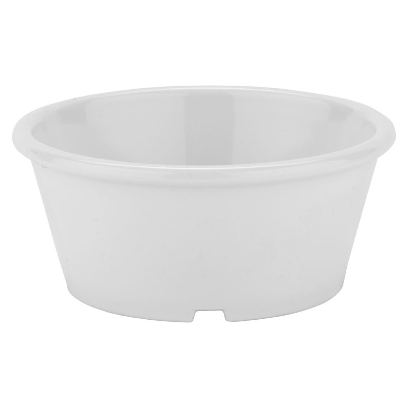 G.E.T. Melamine 12 Piece Ramekin / Soufflé Dish Bakeware Set, White