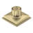 FlowGuard 4" Brushed Gold square grid drain-126309794