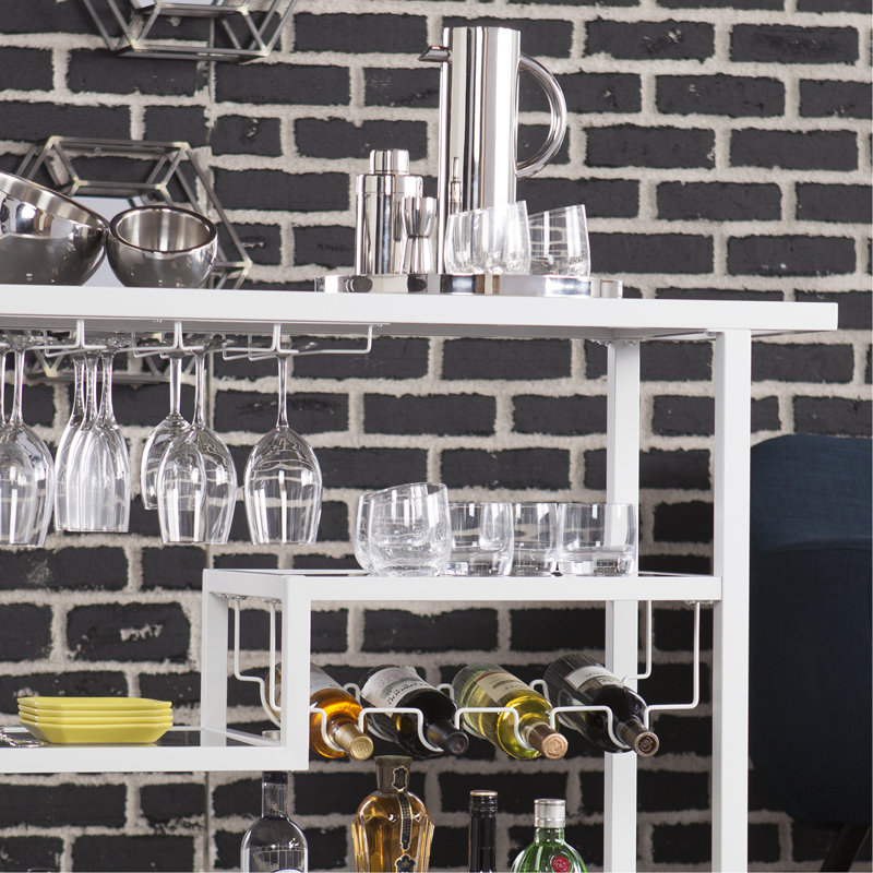 Chariot-bar - Blanc, Blanc