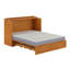 Commode et lit escamotable avec matelas 6 po, rangement et chargeur intégré Atiyah-1845478453-1845478448