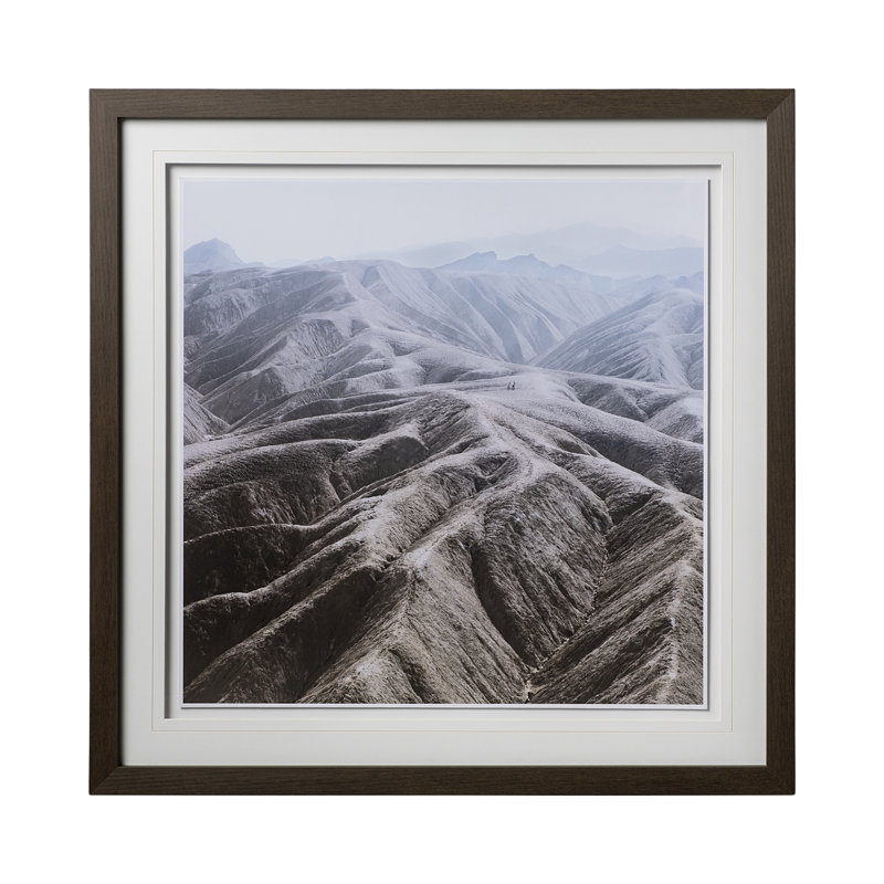 Death Valley Mountains by Dunker a Framed Art Print Matted under Glass