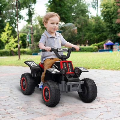 AIYAPLAY 6V Electric Car for Kids Battery Powered Ages 18-36 Months Black