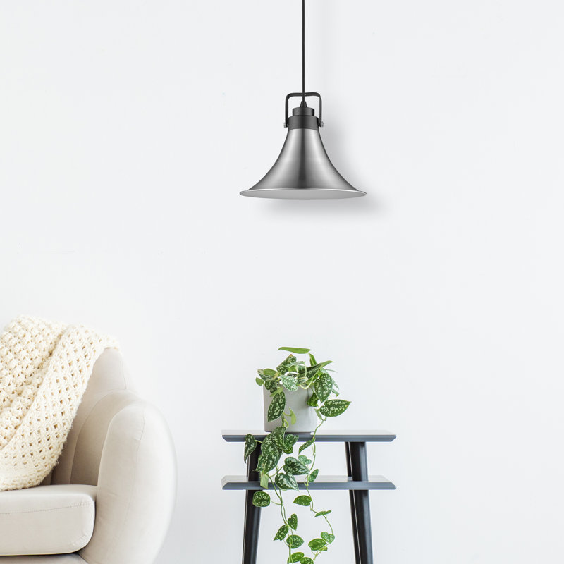 Marengo 1 - Light Metal Single Pendant, Satin Nickel