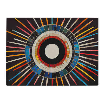 Mind Boggling Modern Abstract Art  Glass Chopping Board
