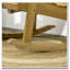 Chaise berçante en bois massif avec dossier haut Outsunny