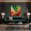 Gradient Abstract 100, art mural sur toile brune-496362513