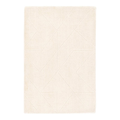 Cyndle Hand-Tufted Wool Geometric Area Rug