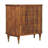 Solid Wood Emerson Ribbed 4-Drawer Chest,Brown,3-Drawers