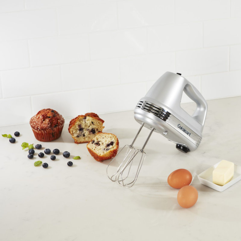 Cuisinart 9 Speed Hand Mixer, Brushed Chrome