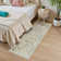 Washable Floral Area Rugs Boho Large Rugs Non-Slip for Bedroom Soft Rubber Backed Carpet