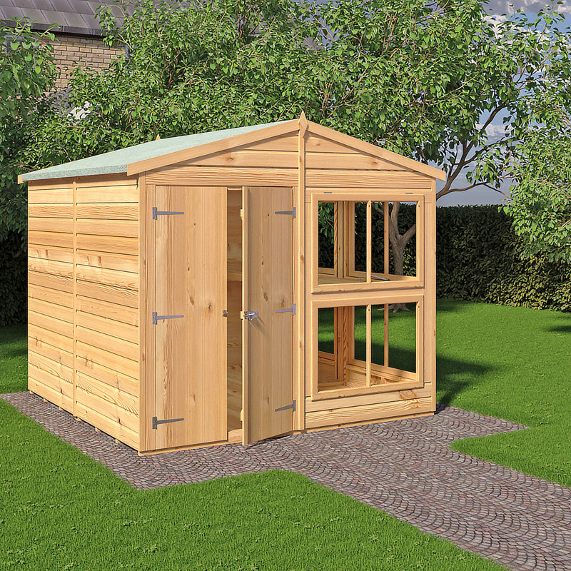 Shire Sun Hut Potting Shed 8 Ft X 8 Ft