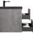 30" Floating Bathroom Vanity, Grey With Black Quartz Sand Basin And Soft Close Atom Trait