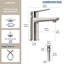 EVERSTEIN Basin Mixer Tap with Pop-Up Waste-134002585