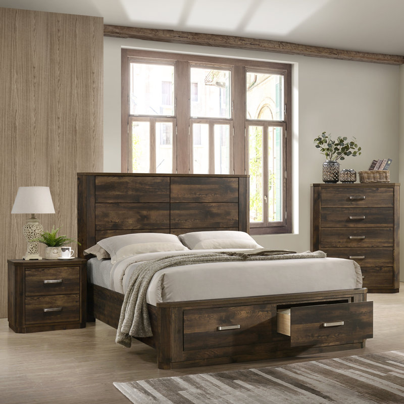 Commode, noyer rustique