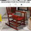 Ensemble de 2 chaises berçantes pour l'extérieur Outsunny