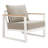 Welt Armchair Taupe & White
